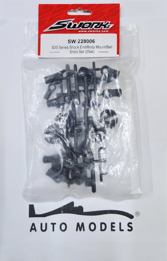SWORKz S35 Series Shock End/Body Mount/Ball Ends Set (2Set)