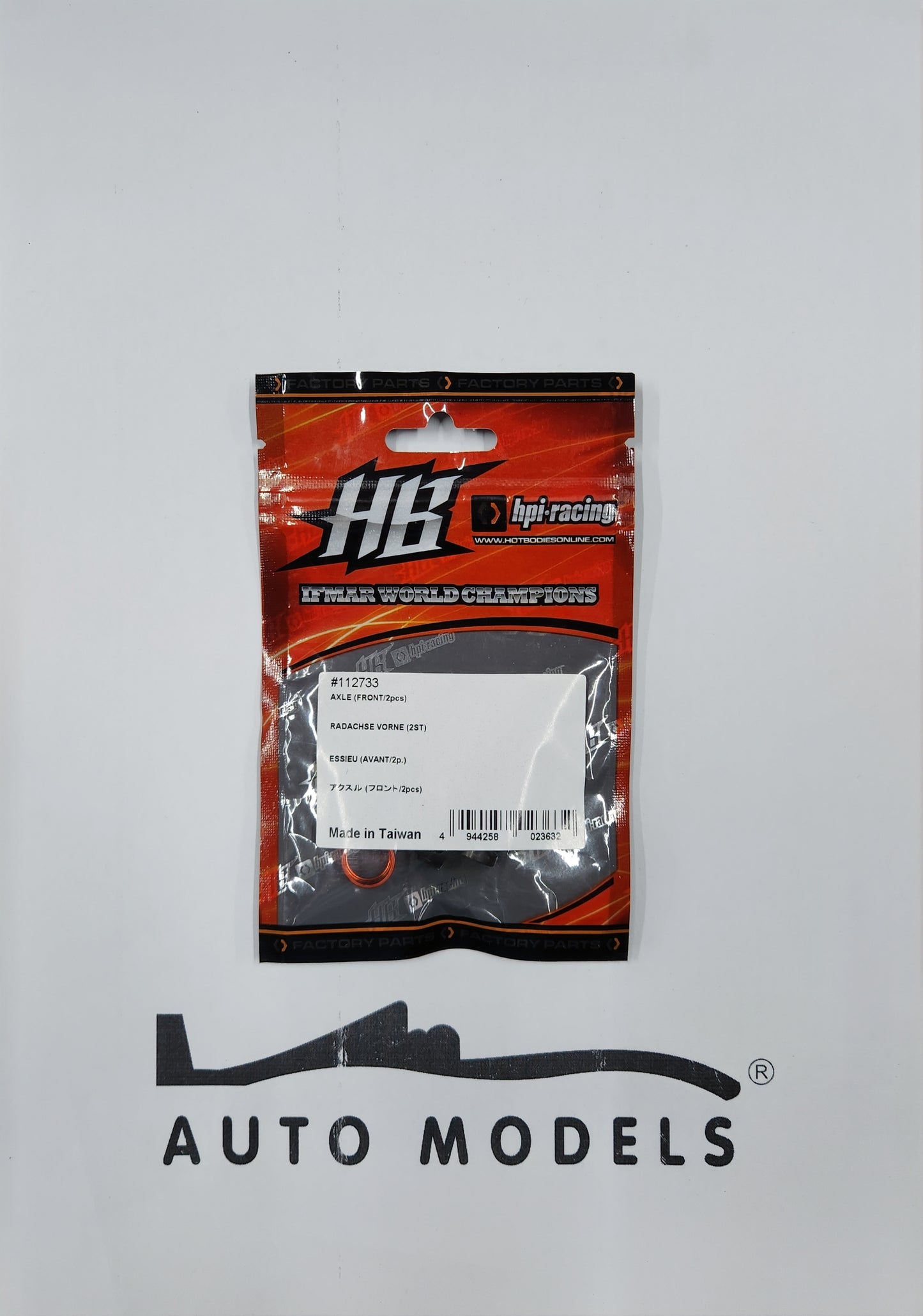 HB Racing Axle (Front / 2pcs)