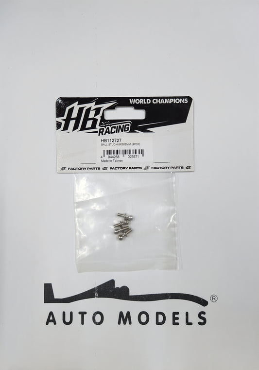 HB Racing Ball Stud 4.8×5×6mm (4pcs)