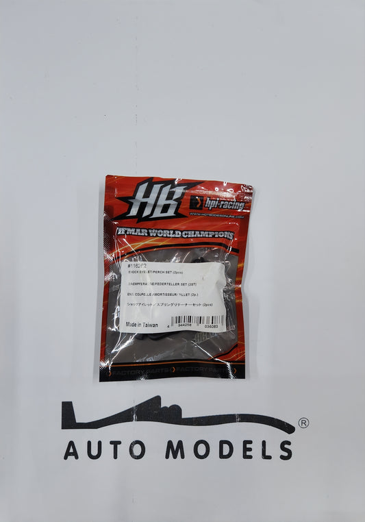 HB Racing Shock Eyelet/Perch Set (2pcs)