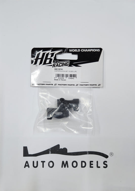HB Racing Caster Block Set 15 Deg (L/R)