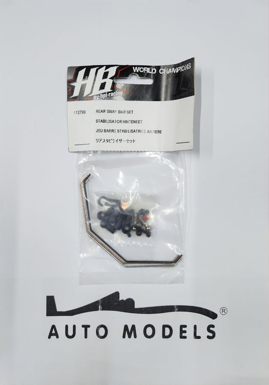 HB Racing Rear Sway Bar Set