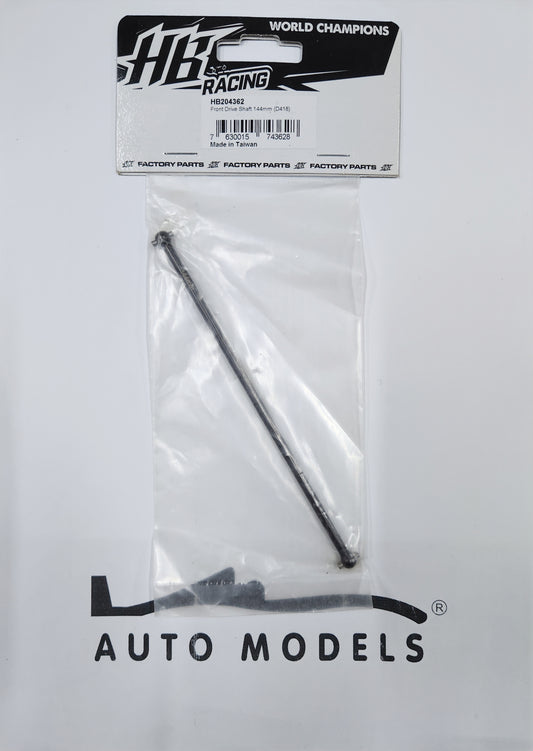 HB Racing Front Drive Shaft 144mm (D418)