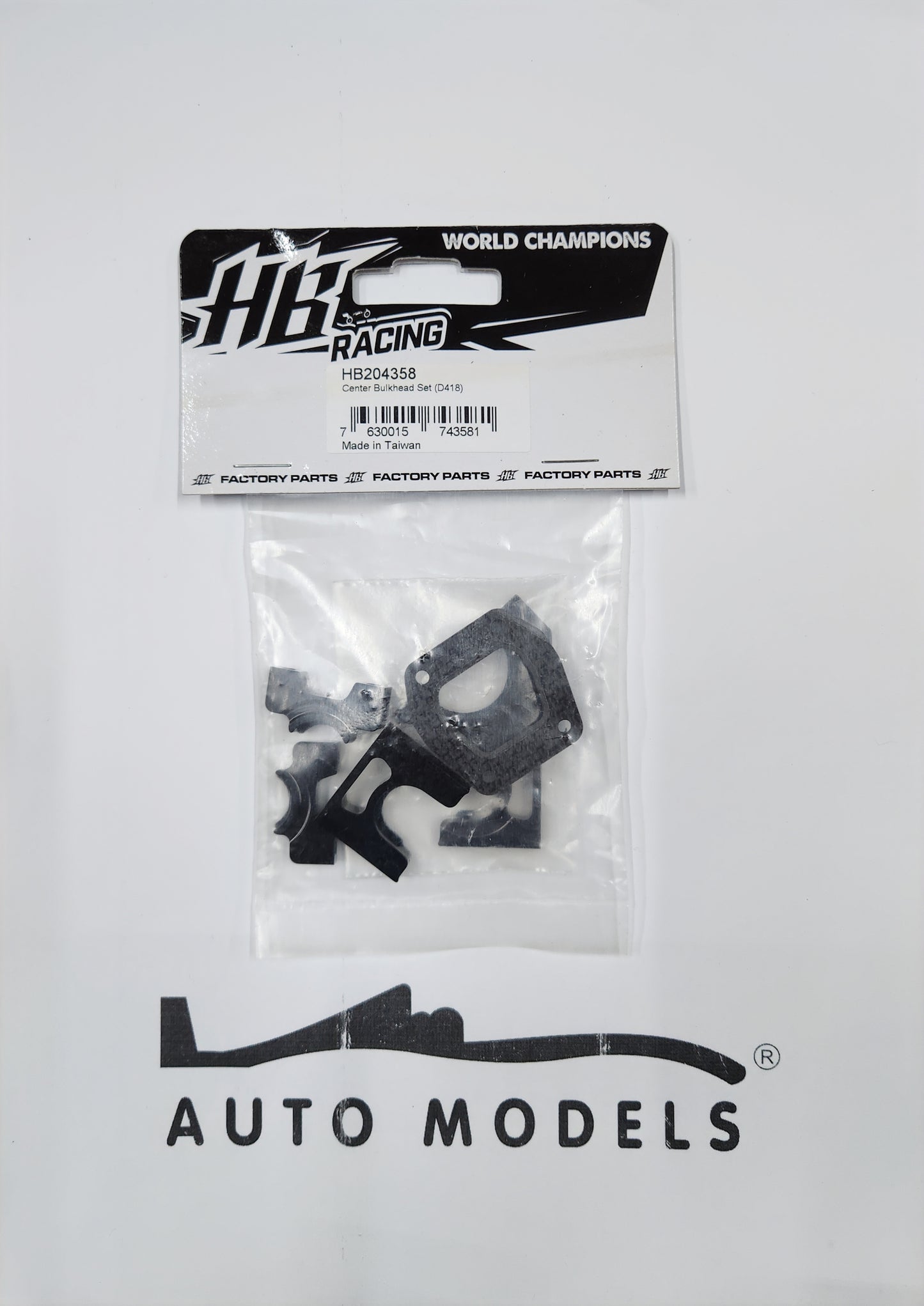 HB Racing Center Bulkhead Set (D418)