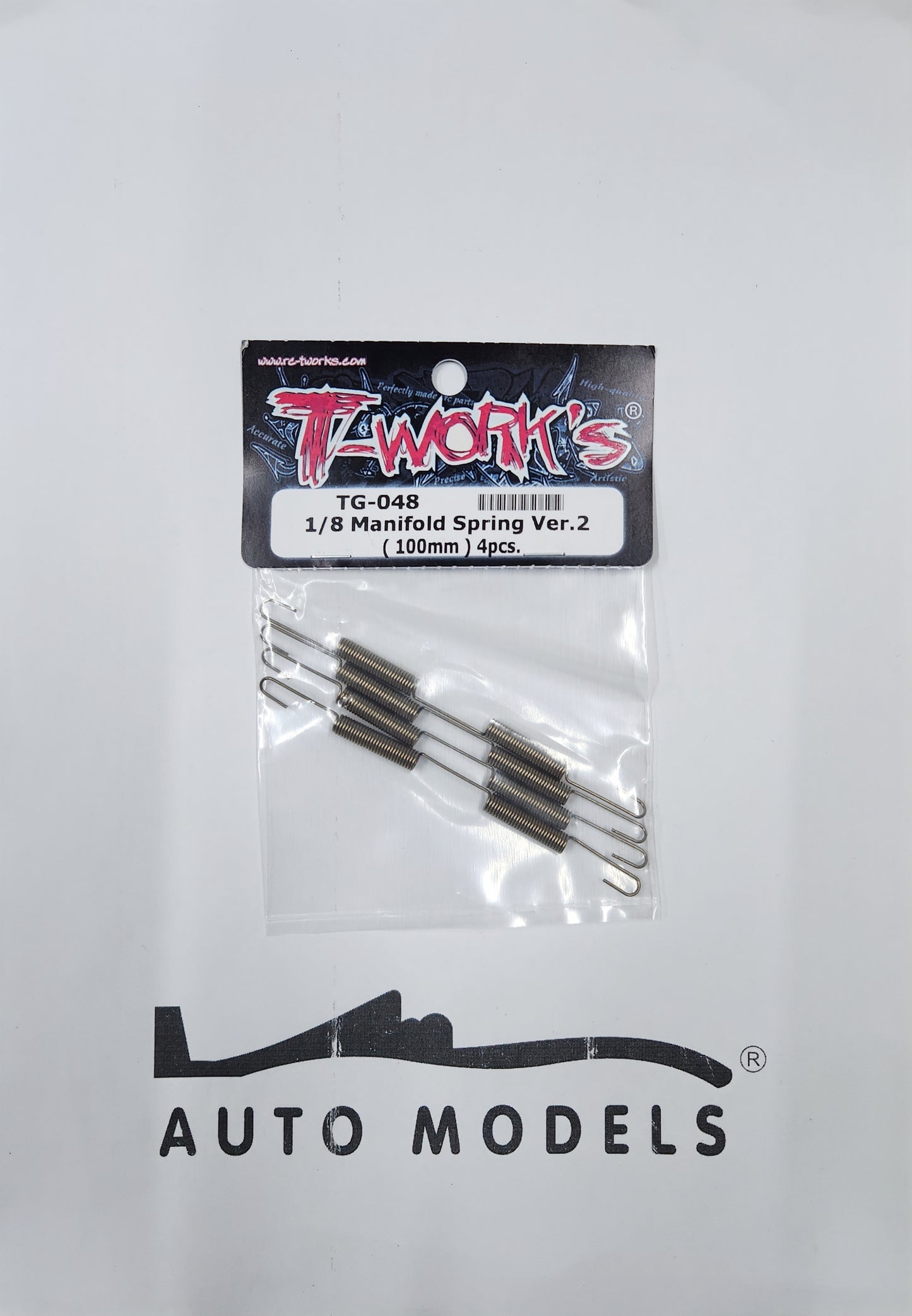 T-Work's 1/8 Manifold Spring Ver.2 (100mm) 4pcs