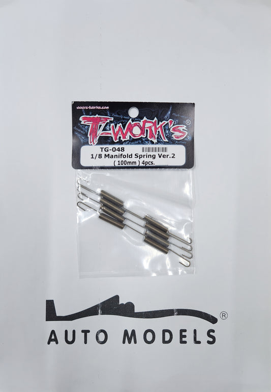 T-Work's 1/8 Manifold Spring Ver.2 (100mm) 4pcs