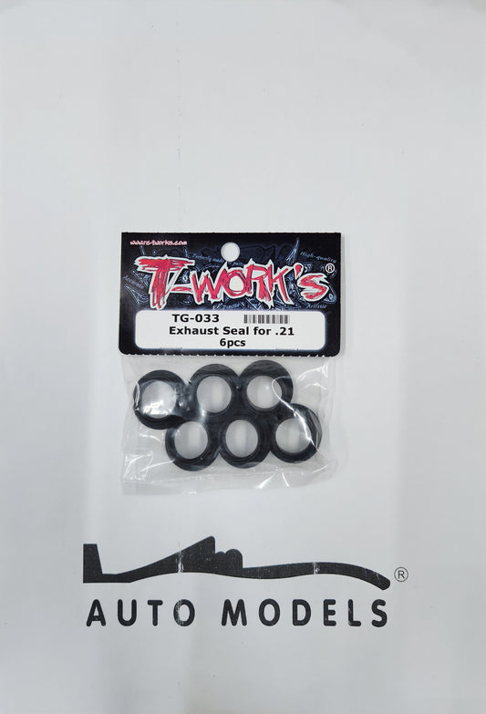 T-Work's Exhaust Seal for .21   6pcs