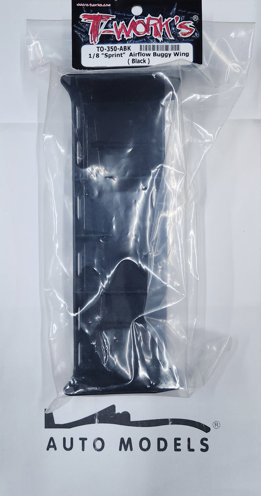 T-Work's 1/8 "Sprint" Airflow Buggy Wing (Black)
