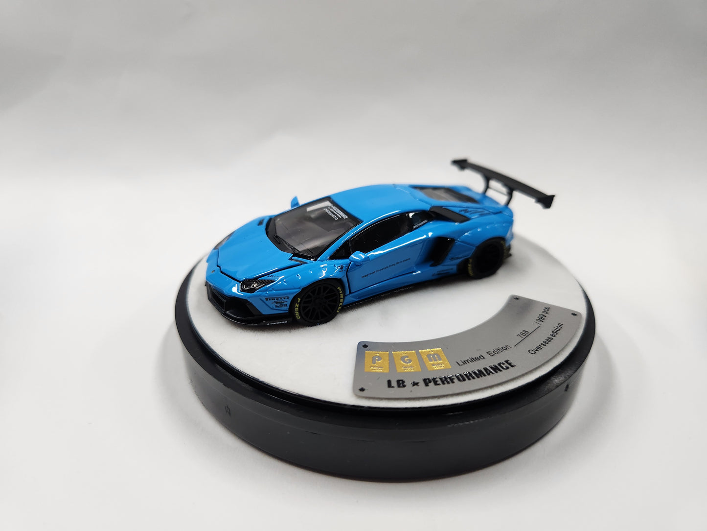 PGM Lamborghini LBWK LP-700-4 BB Blue Luxury Round Stand Version