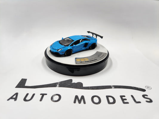 PGM Lamborghini LBWK LP-700-4 BB Blue Luxury Round Stand Version