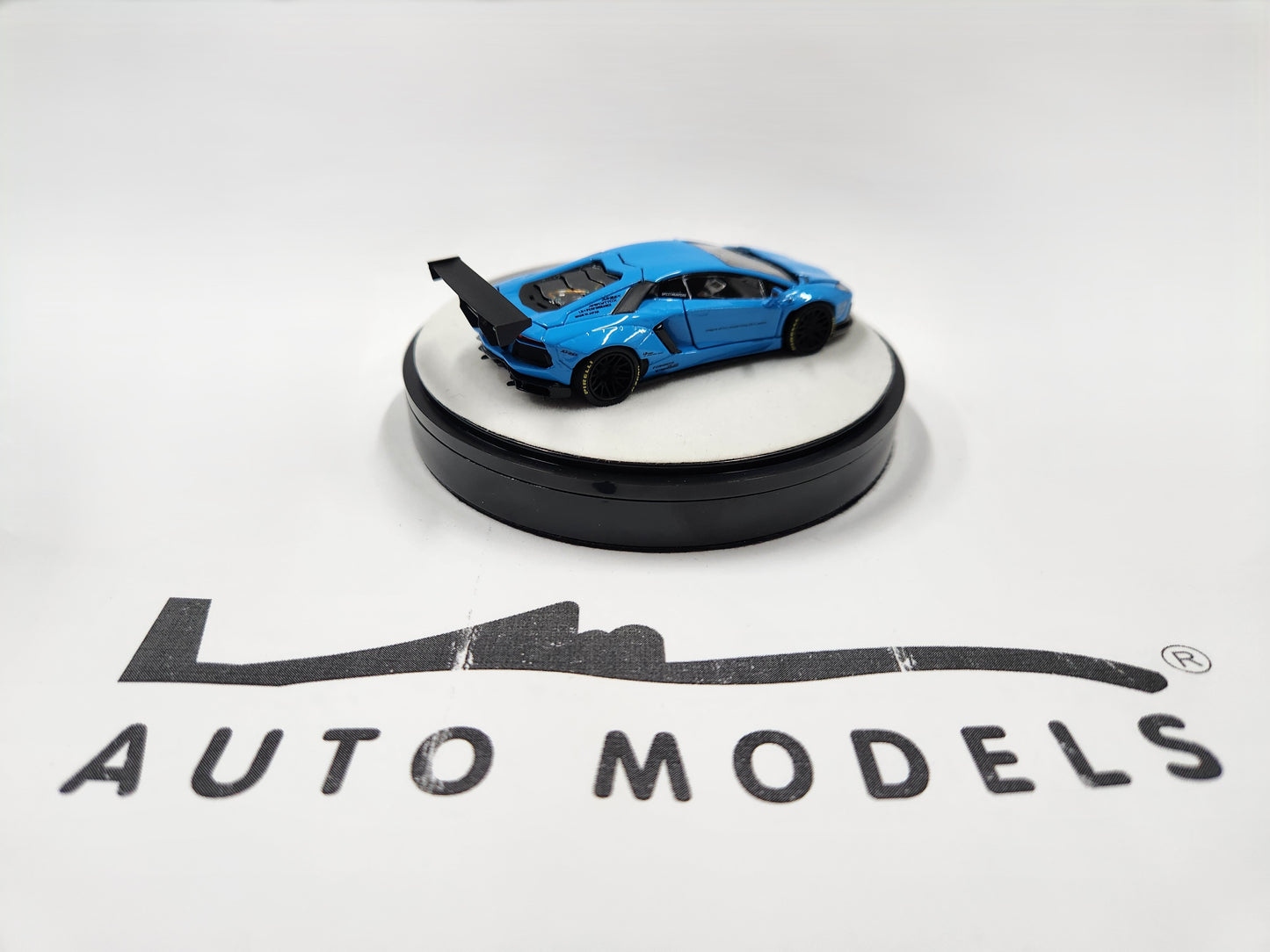 PGM Lamborghini LBWK LP-700-4 BB Blue Luxury Round Stand Version