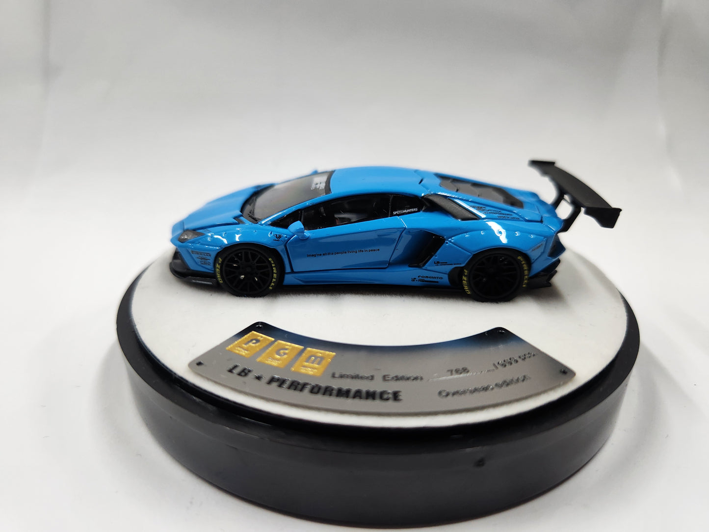 PGM Lamborghini LBWK LP-700-4 BB Blue Luxury Round Stand Version