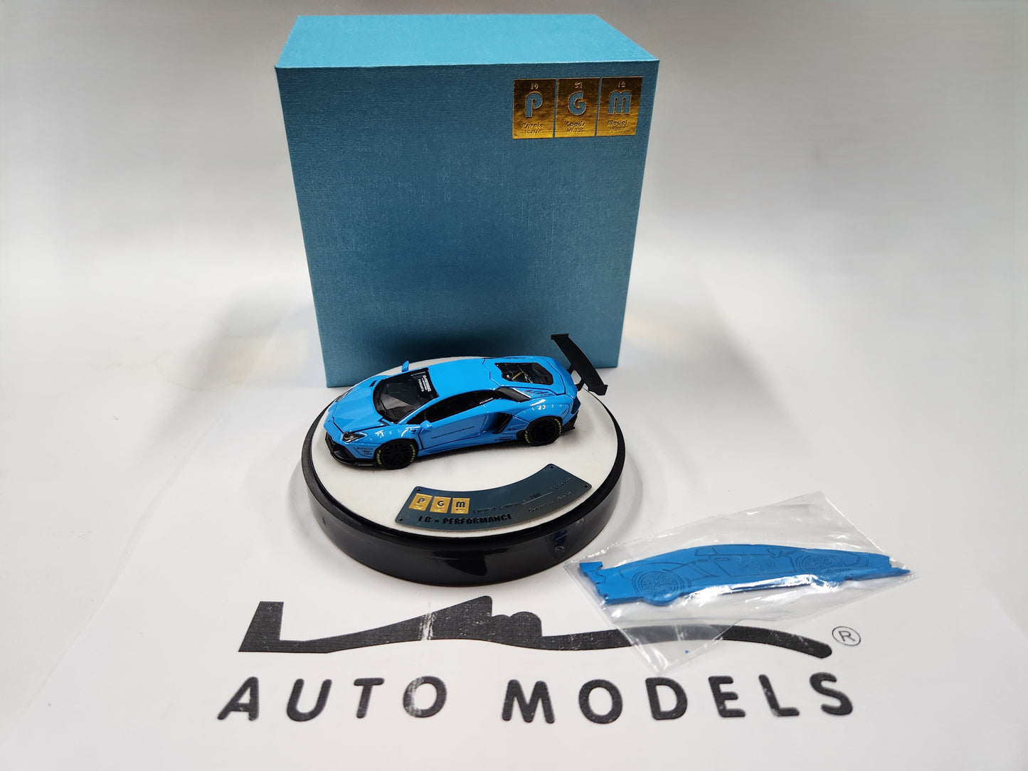 PGM Lamborghini LBWK LP-700-4 BB Blue Luxury Round Stand Version