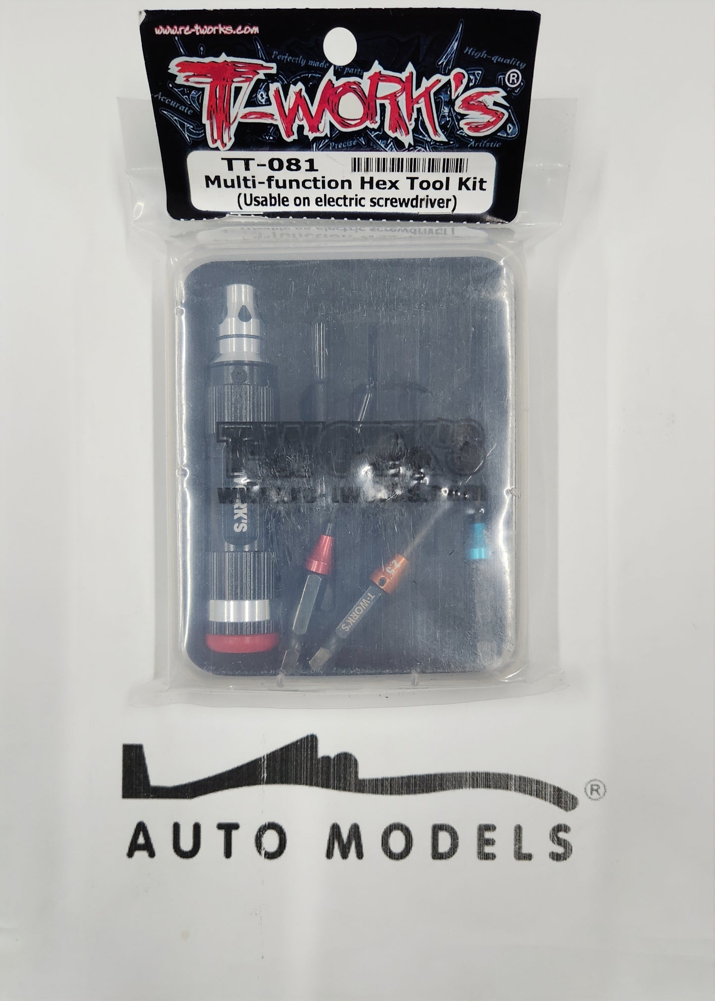 T-Work's Multi-function Hex Tool Kit (Usable on electric screwdriver)