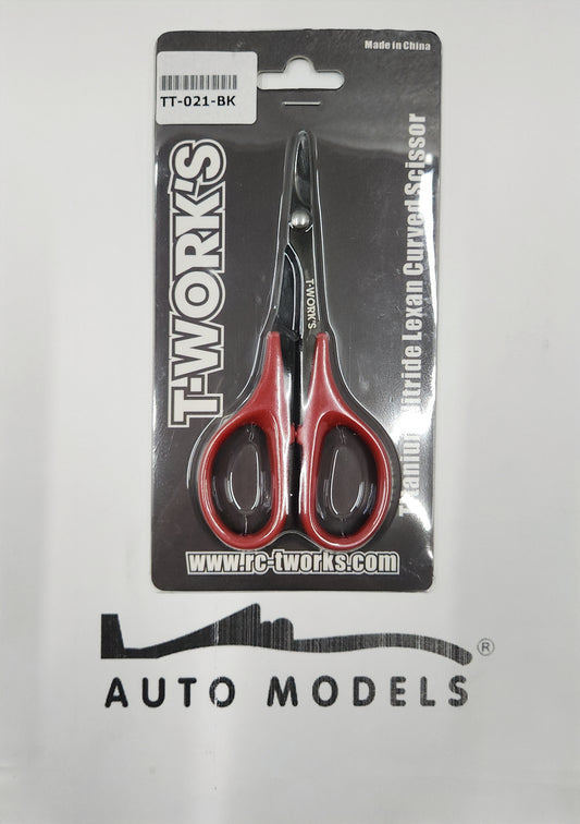 T-Work's Titanium Nitrade Lexan Curved Scissor