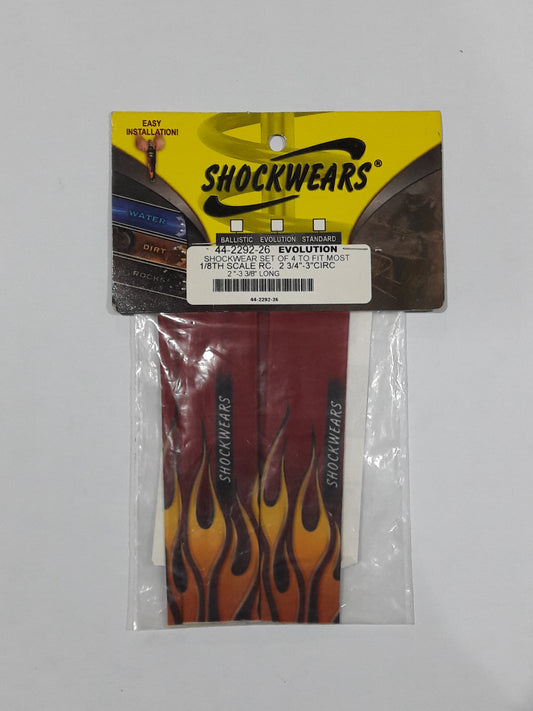 Red Flame 1/8 Scale Shock Wears Truggies / Buggies