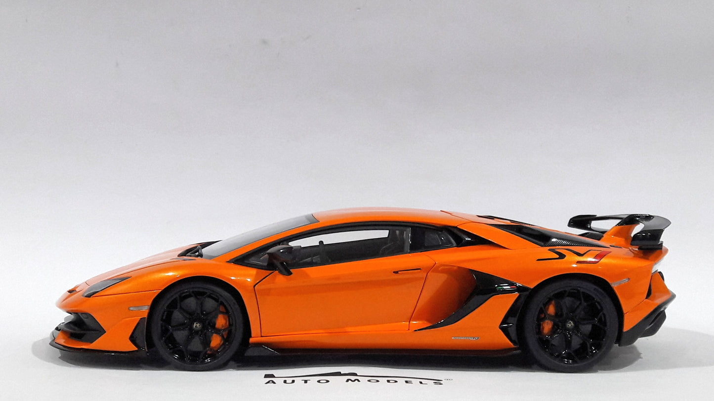 AutoArt Lamborghini Aventador SVJ Arancio Atlas - Pearl Orange