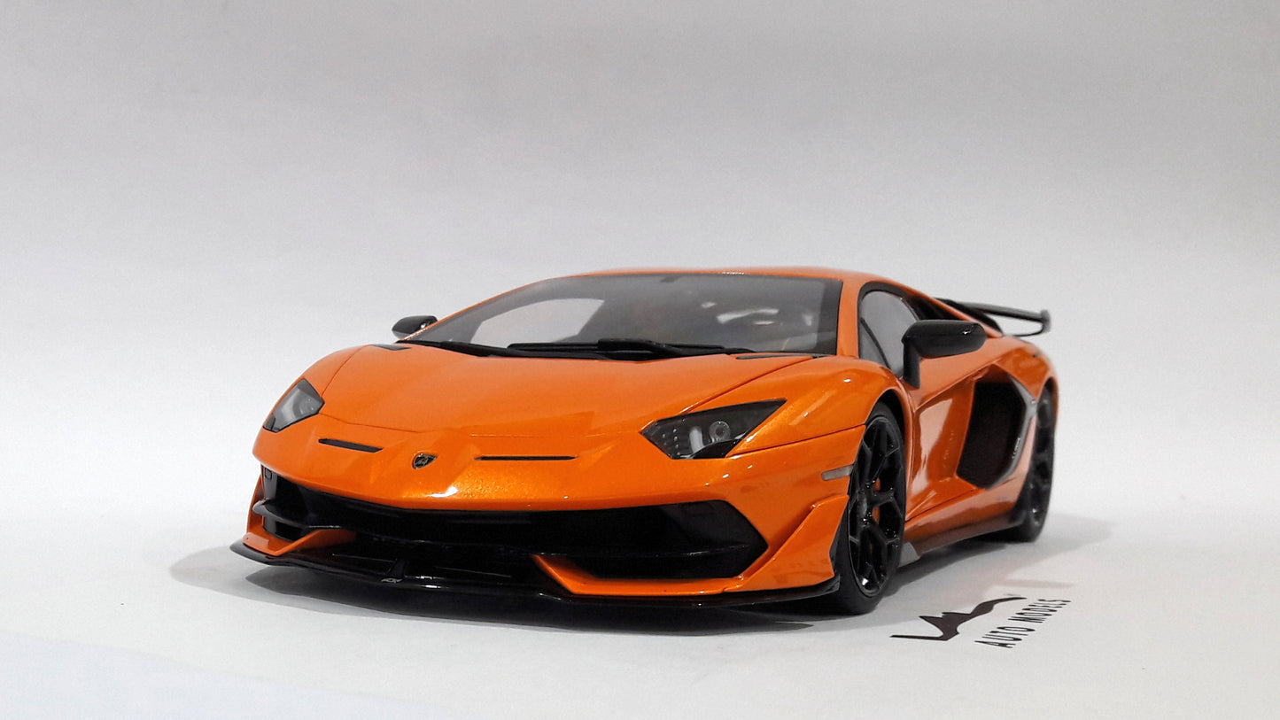 AutoArt Lamborghini Aventador SVJ Arancio Atlas - Pearl Orange