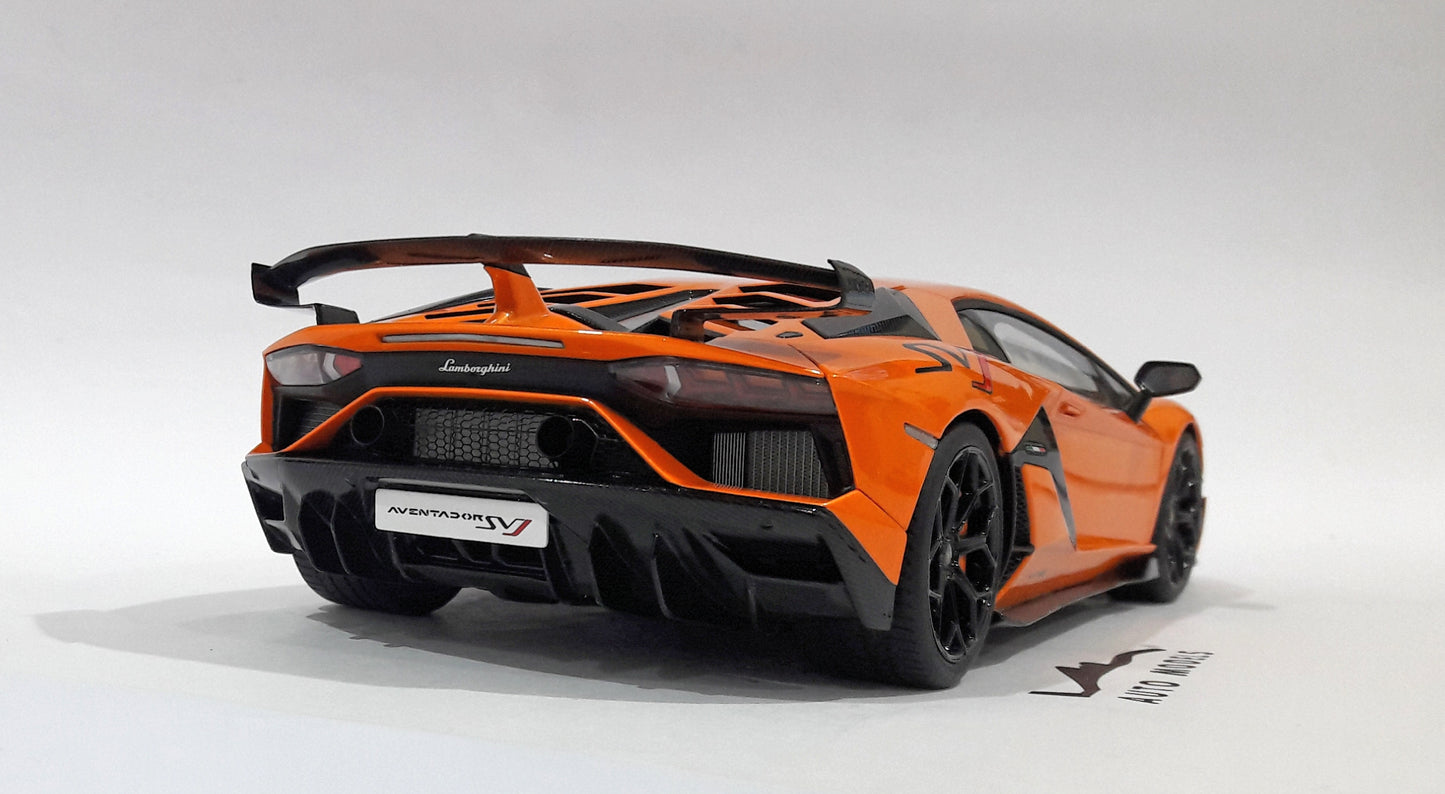 AutoArt Lamborghini Aventador SVJ Arancio Atlas - Pearl Orange