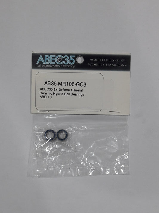 ABEC35 Bearing 6x10x3mm General Ceramic Hybrid Ball Bearings, ABEC 3