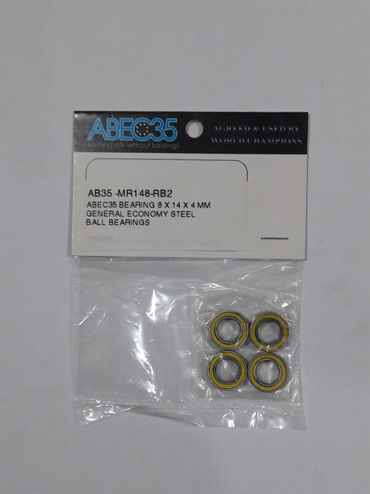 ABEC35 Bearing 8x14x4mm General Economy Steel Ball Bearings