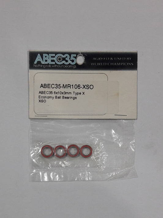 ABEC35 Bearing 6x10x3mm Type-X Economy Ball Bearings, XSO