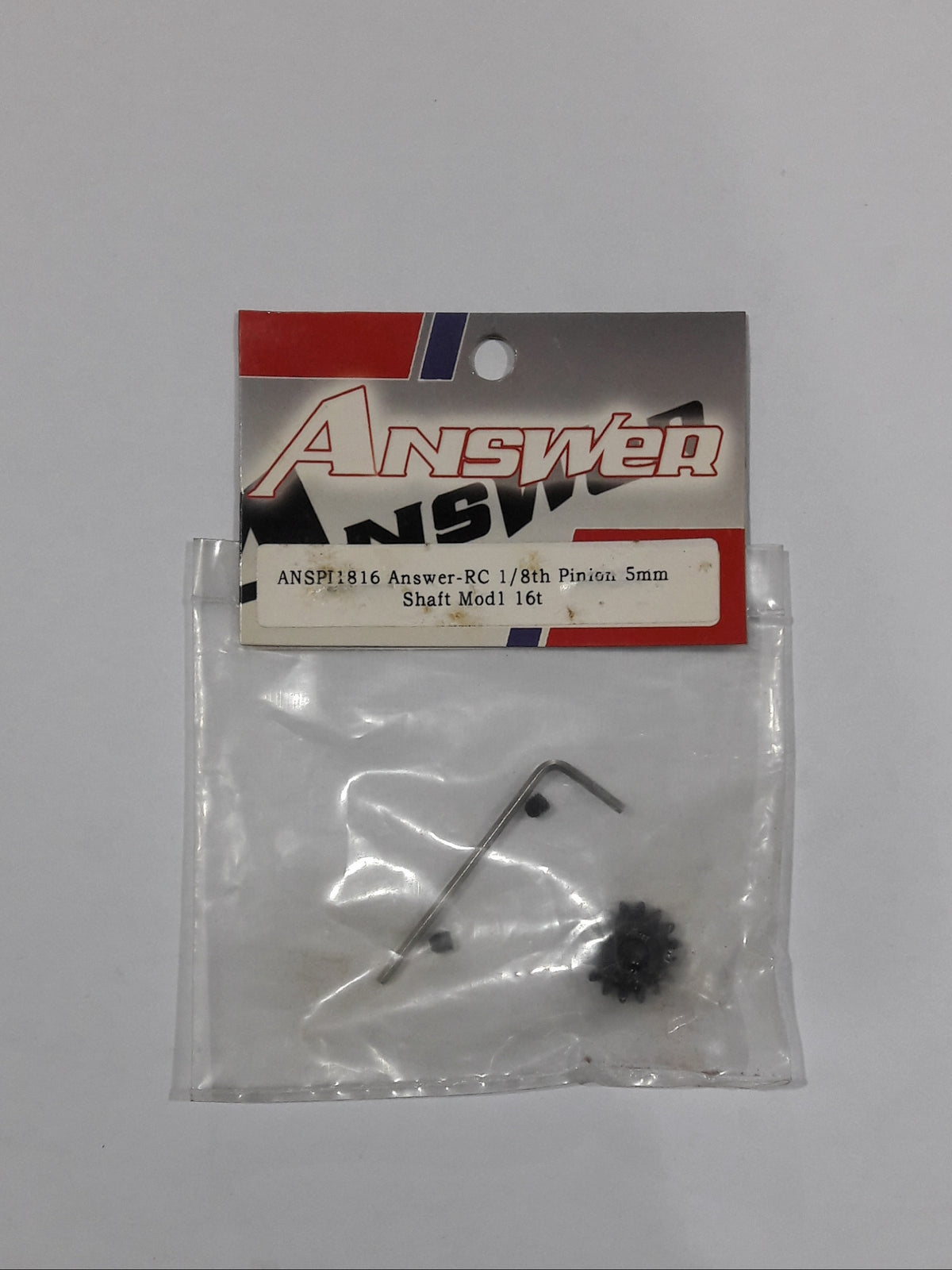 Answer-RC 1/8th Pinion 5mm Shaft Modl 16T