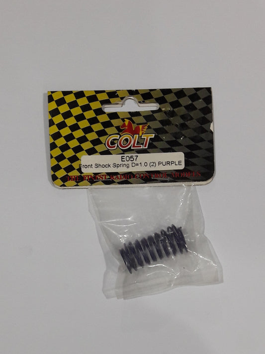 COLT Front Shock Spring D=1.0 (2) Purple