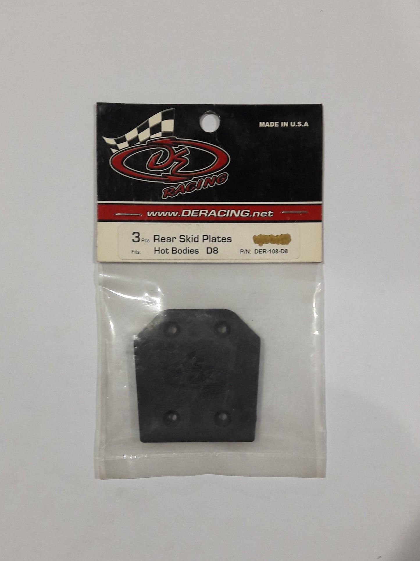 DERACING Rear Skid Plates for Hot Bodies D8