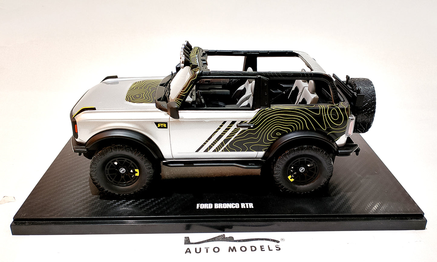 GT Spirit Ford Bronco BY RTR Icinic Silver 2022