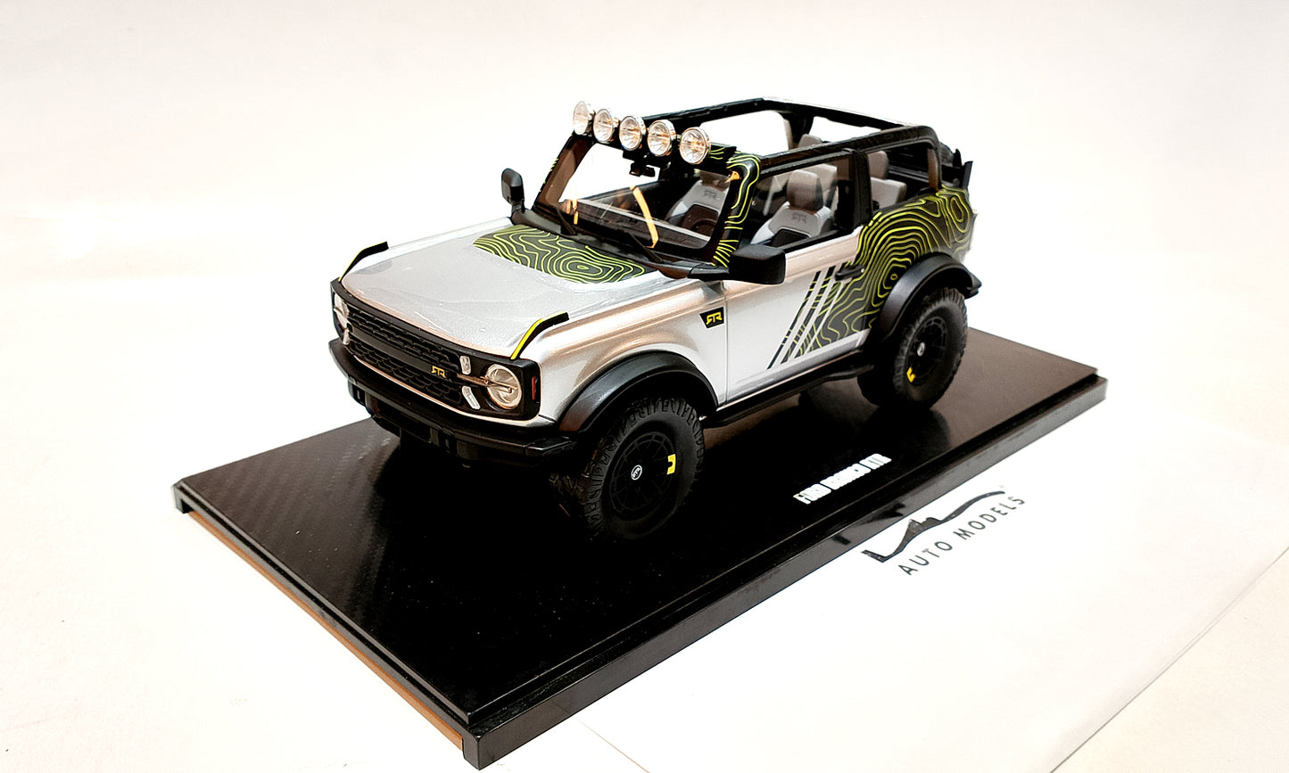 GT Spirit Ford Bronco BY RTR Icinic Silver 2022