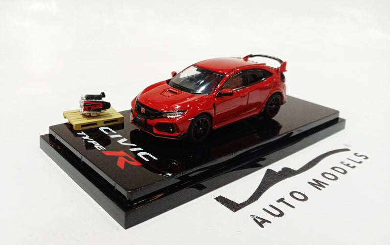 Hobby Japan Honda Civic Type R (FK8) 2017 w/Engine Flame Red