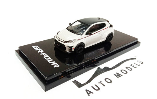 Hobby Japan Toyota GR Yaris RZ GR Parts Platinum White Pearl