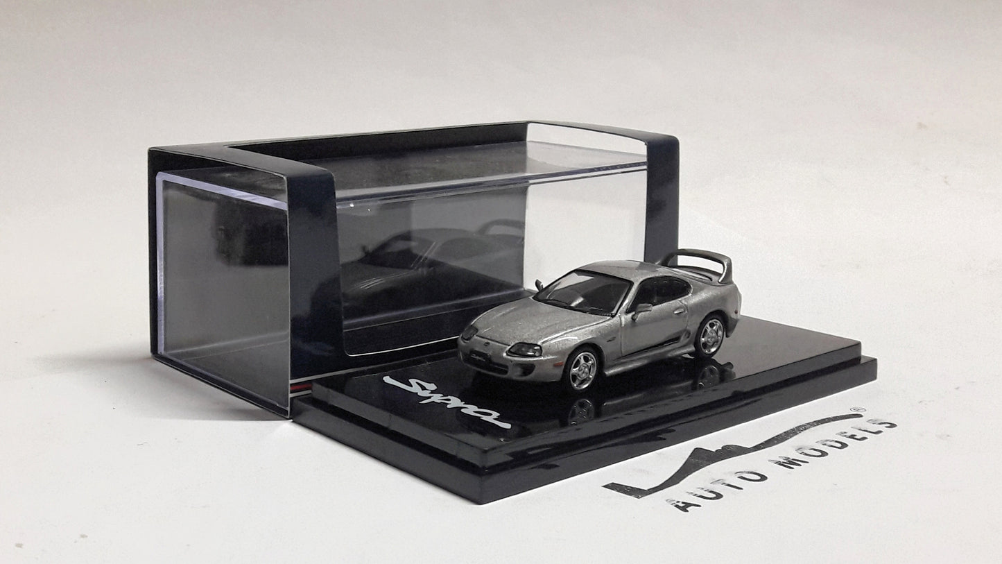Hobby Japan Toyota Supra RZ (JZA80) Genuine Customize Version With Active Parts Silver