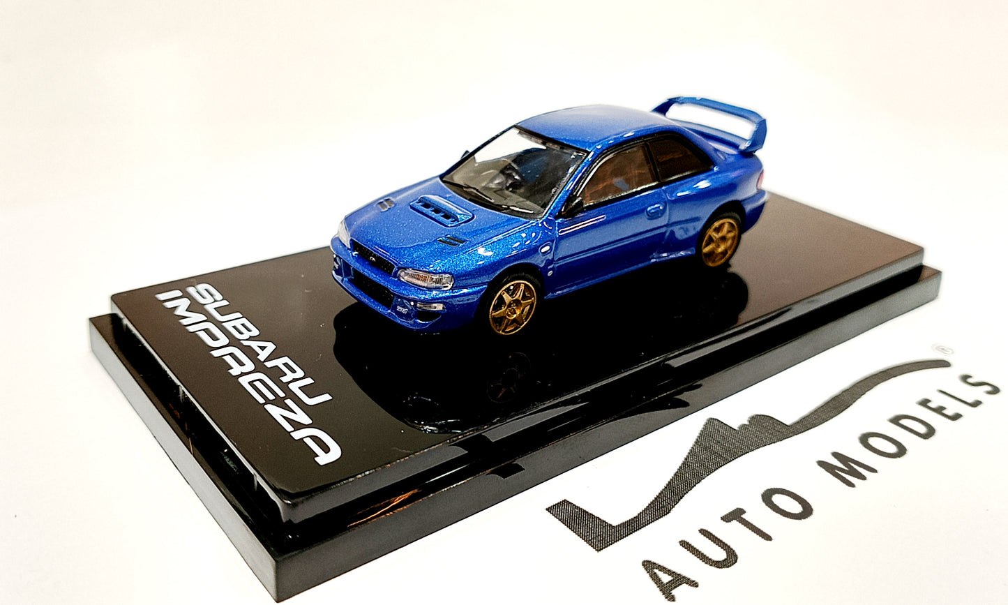 Hobby Japan Subaru Impreza 22B STi GC8 Rally Customized Blue