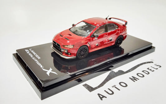 Hobby Japan Mitsubishi Lancer Evolution 10 RalliArt Red Metallic