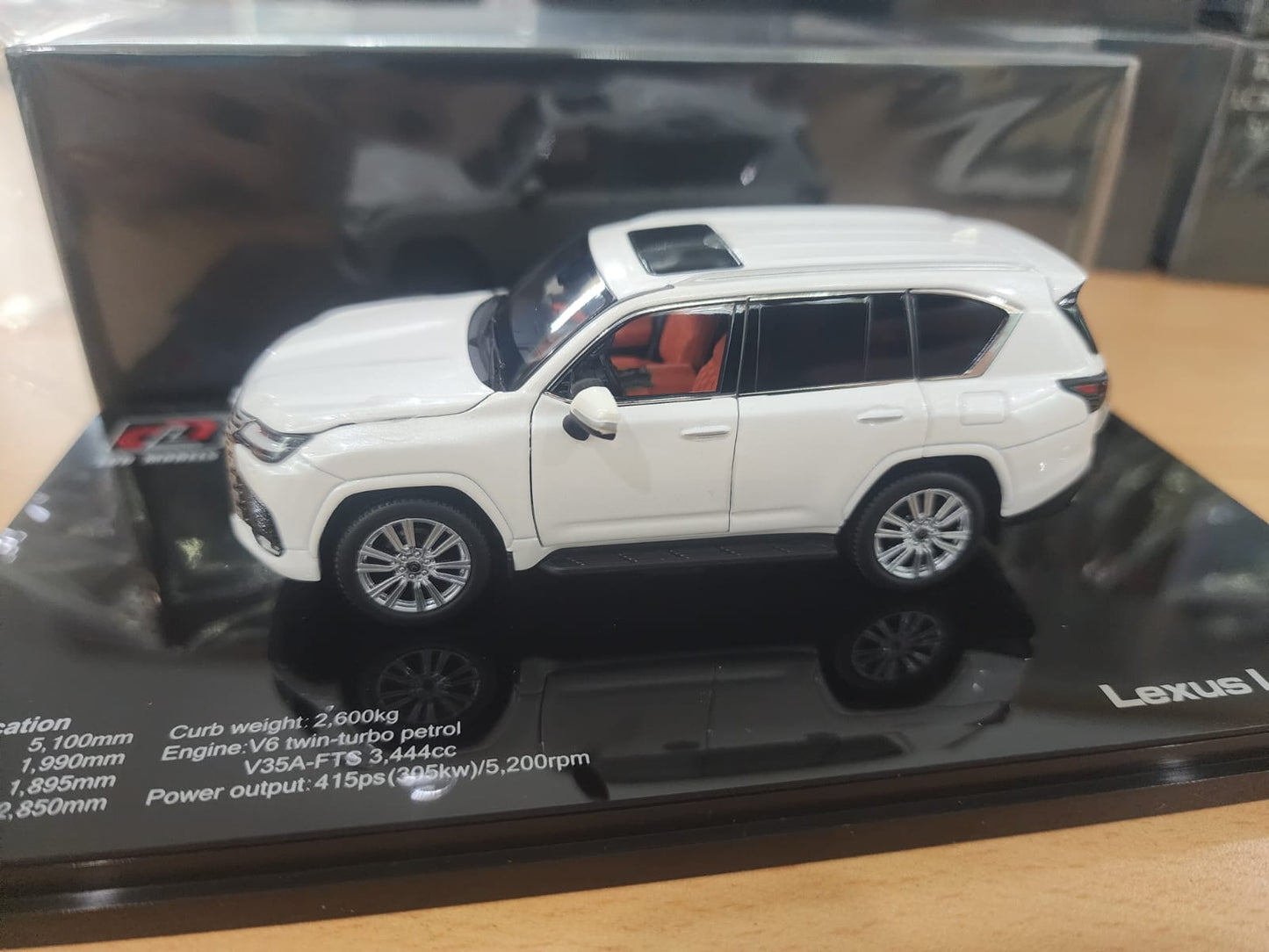 LCD Models Lexus LX600-White
