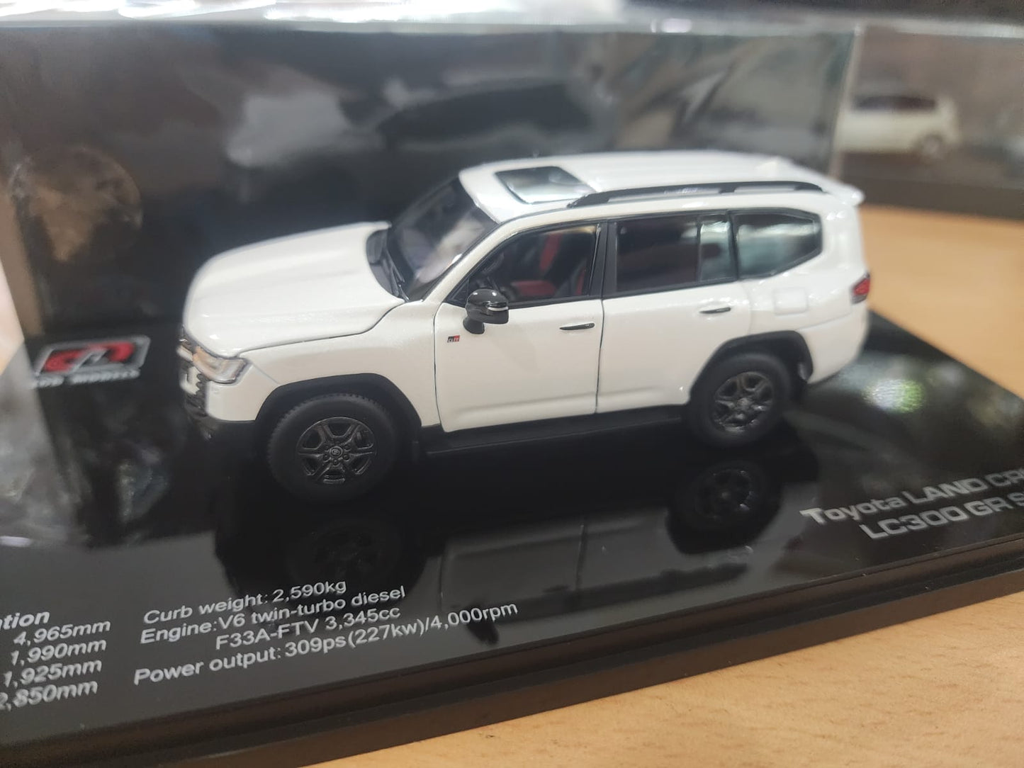 LCD Models Toyota LC300 GR Sport White