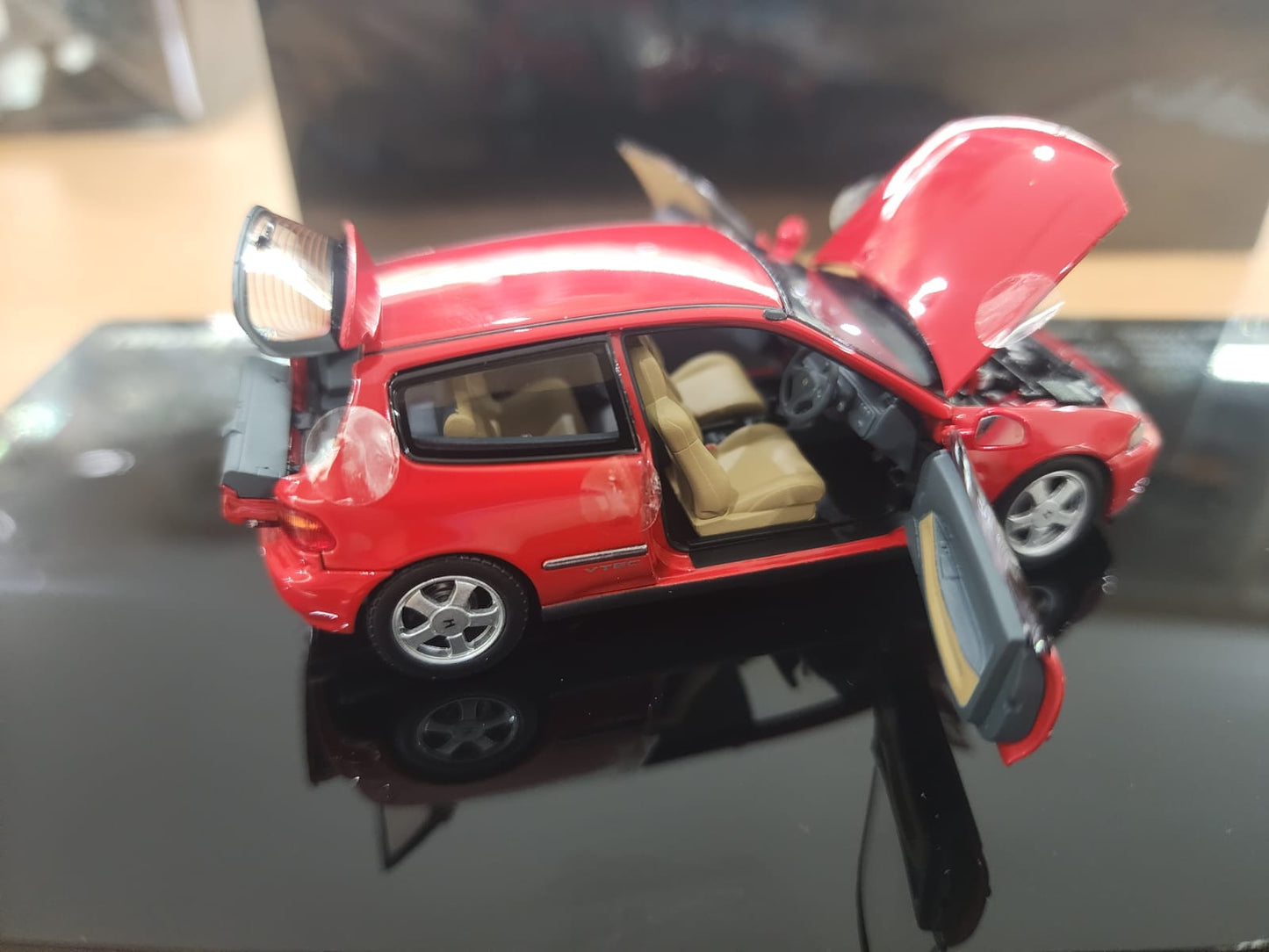 LCD Models Honda Civic SIRII EG6 Red