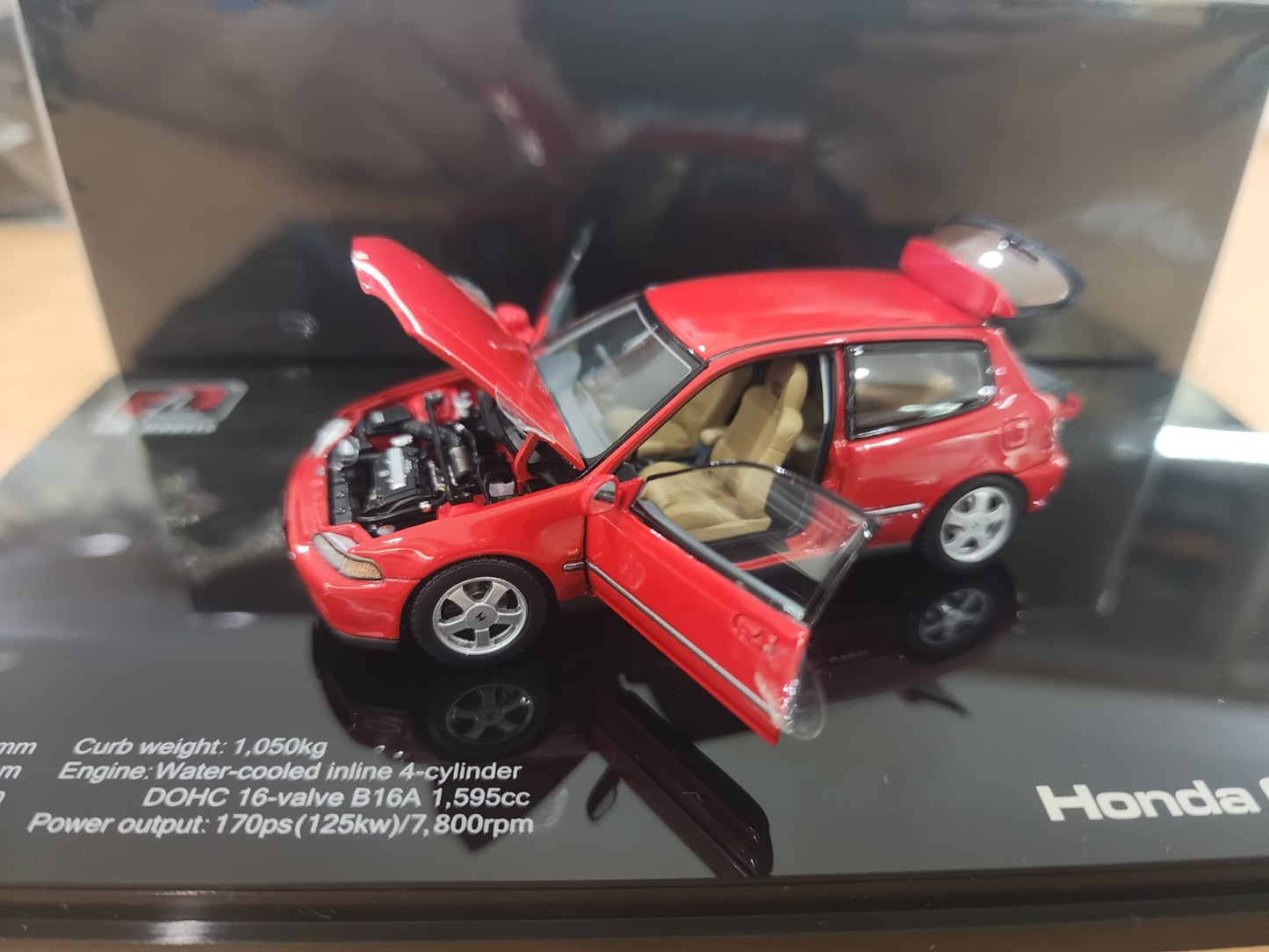 LCD Models Honda Civic SIRII EG6 Red