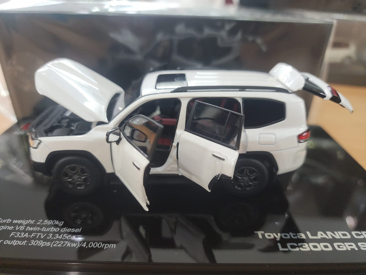 LCD Models Toyota LC300 GR Sport White