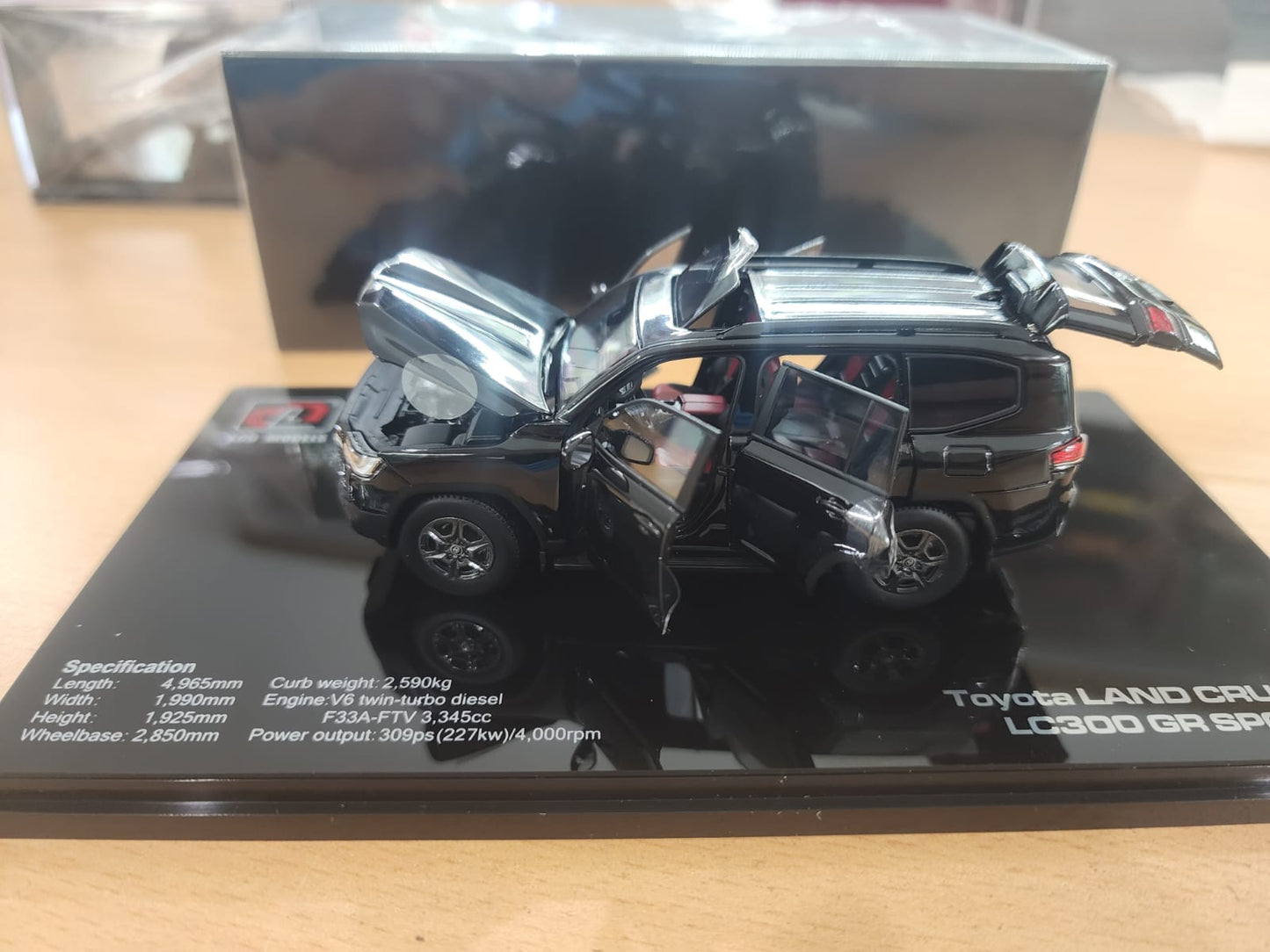 LCD Models Toyota LC300 GR Sport Black