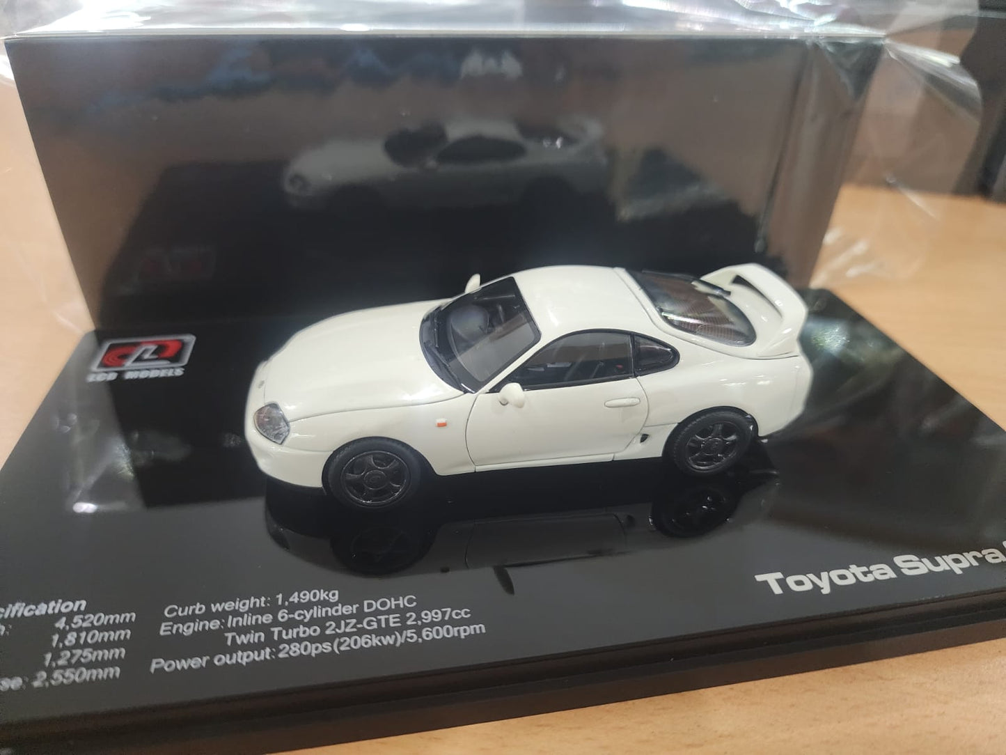 LCD Models Toyota Supra A80 White