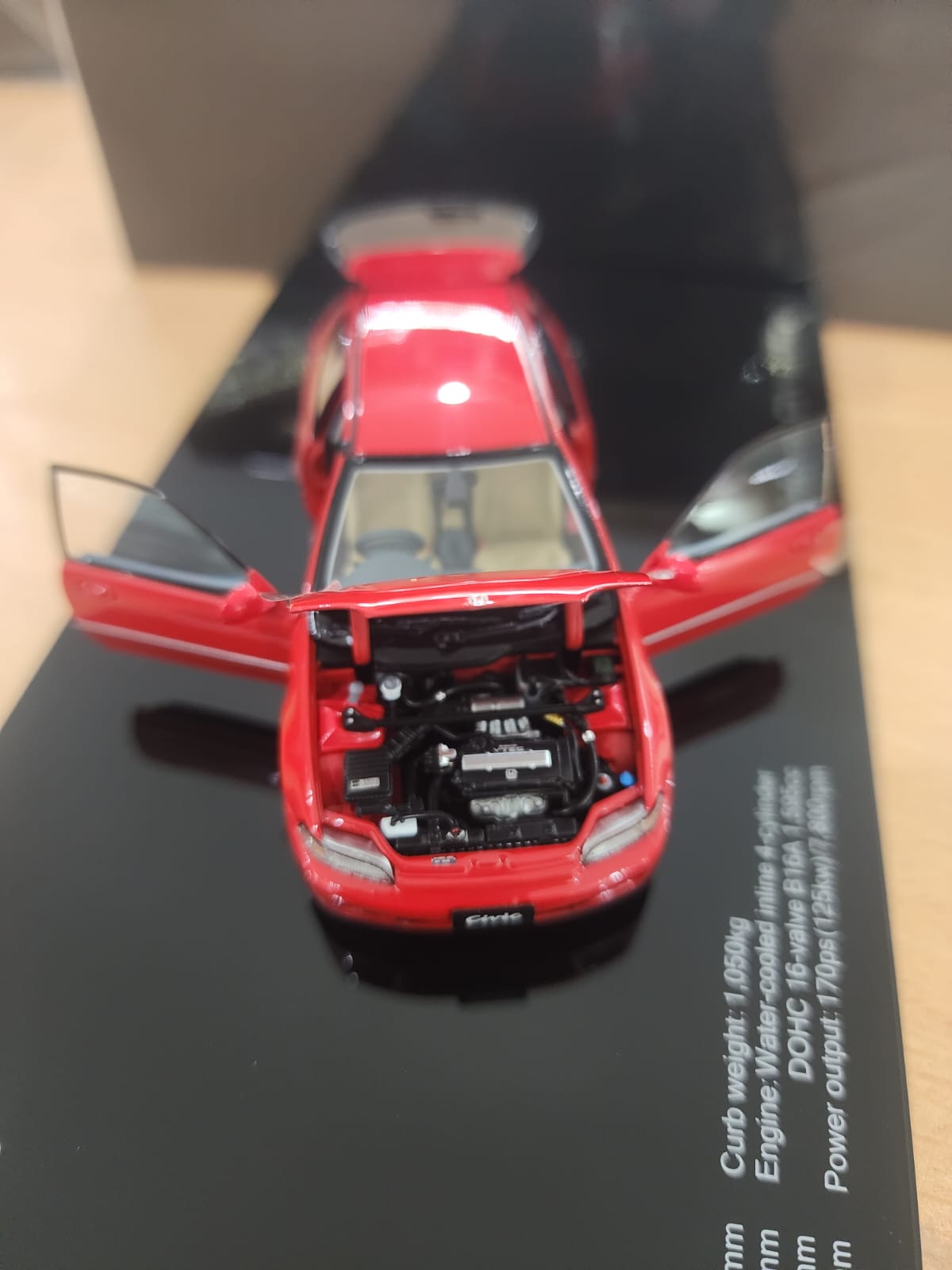 LCD Models Honda Civic SIRII EG6 Red