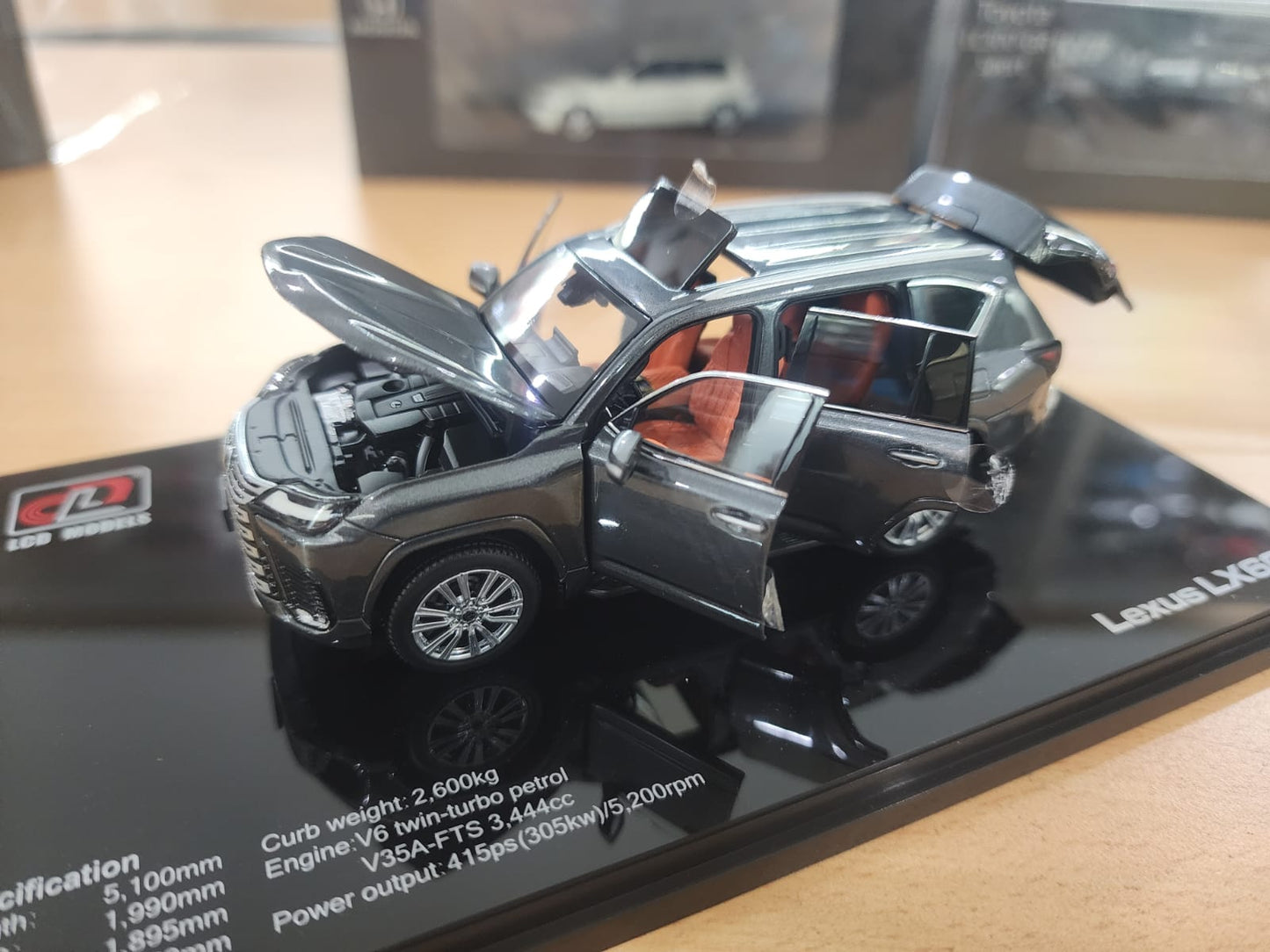 LCD Models Lexus LX600 Black