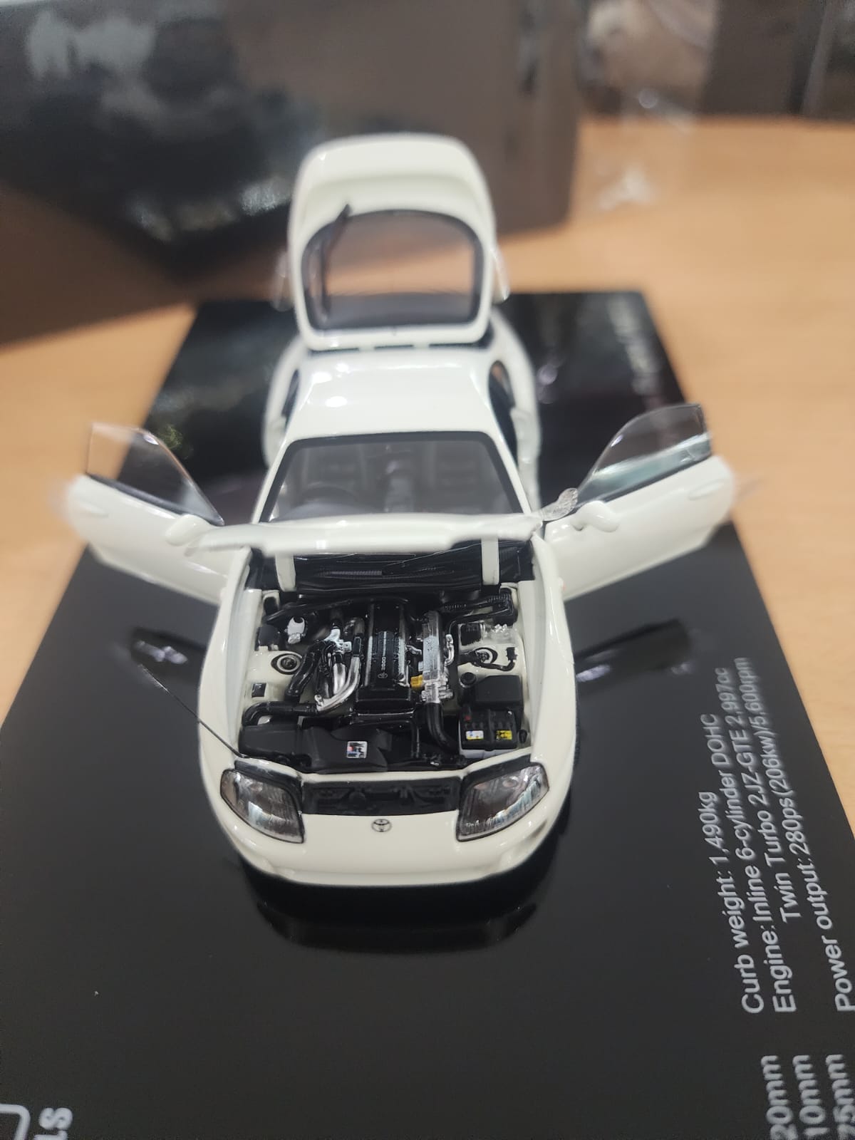 LCD Models Toyota Supra A80 White