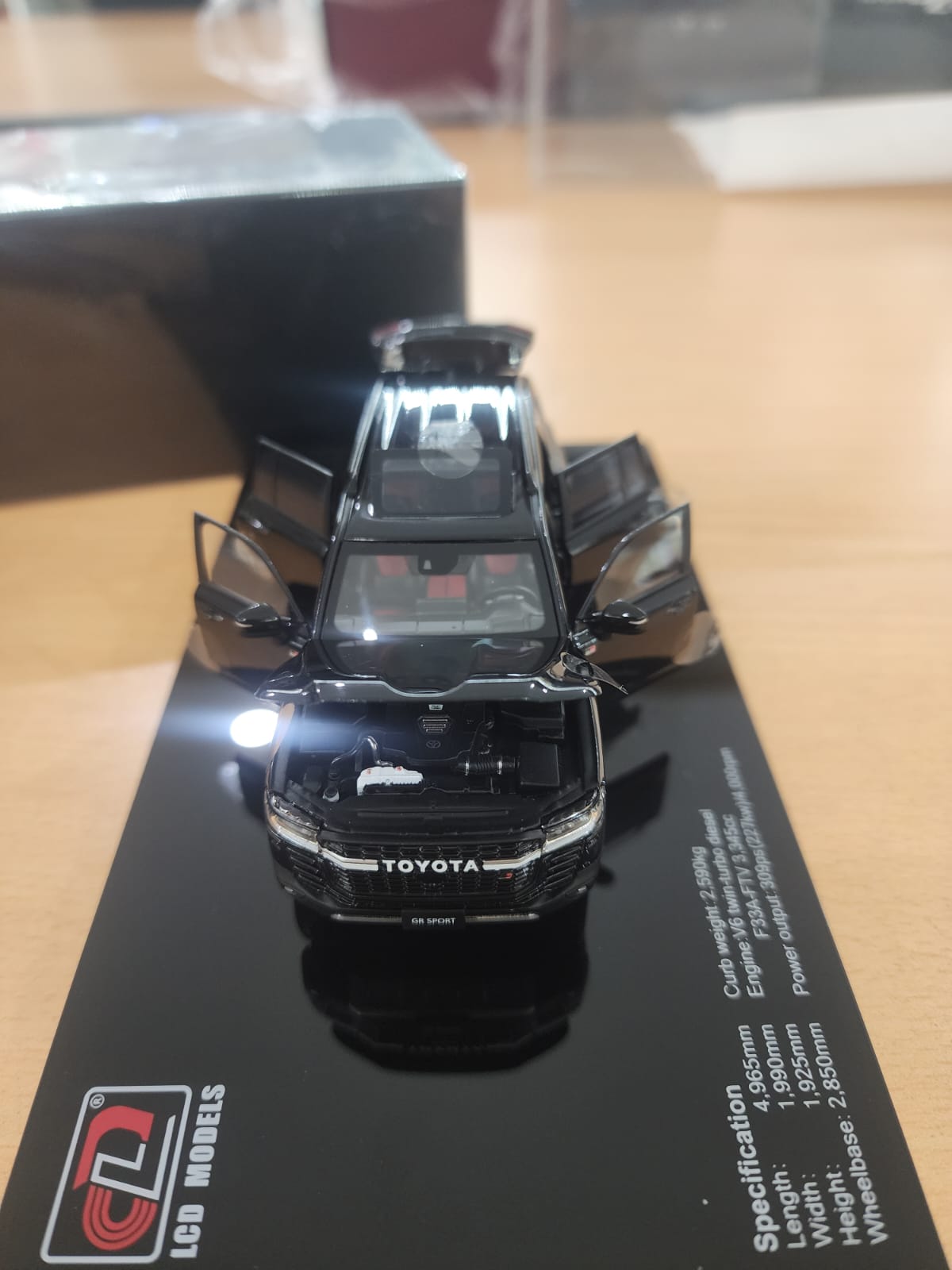 LCD Models Toyota LC300 GR Sport Black