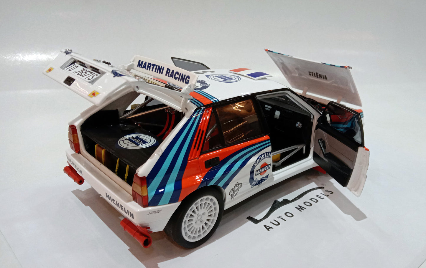 Kyosho Lancia Delta Integrale 1992 TOUR DE CORSE #3 White