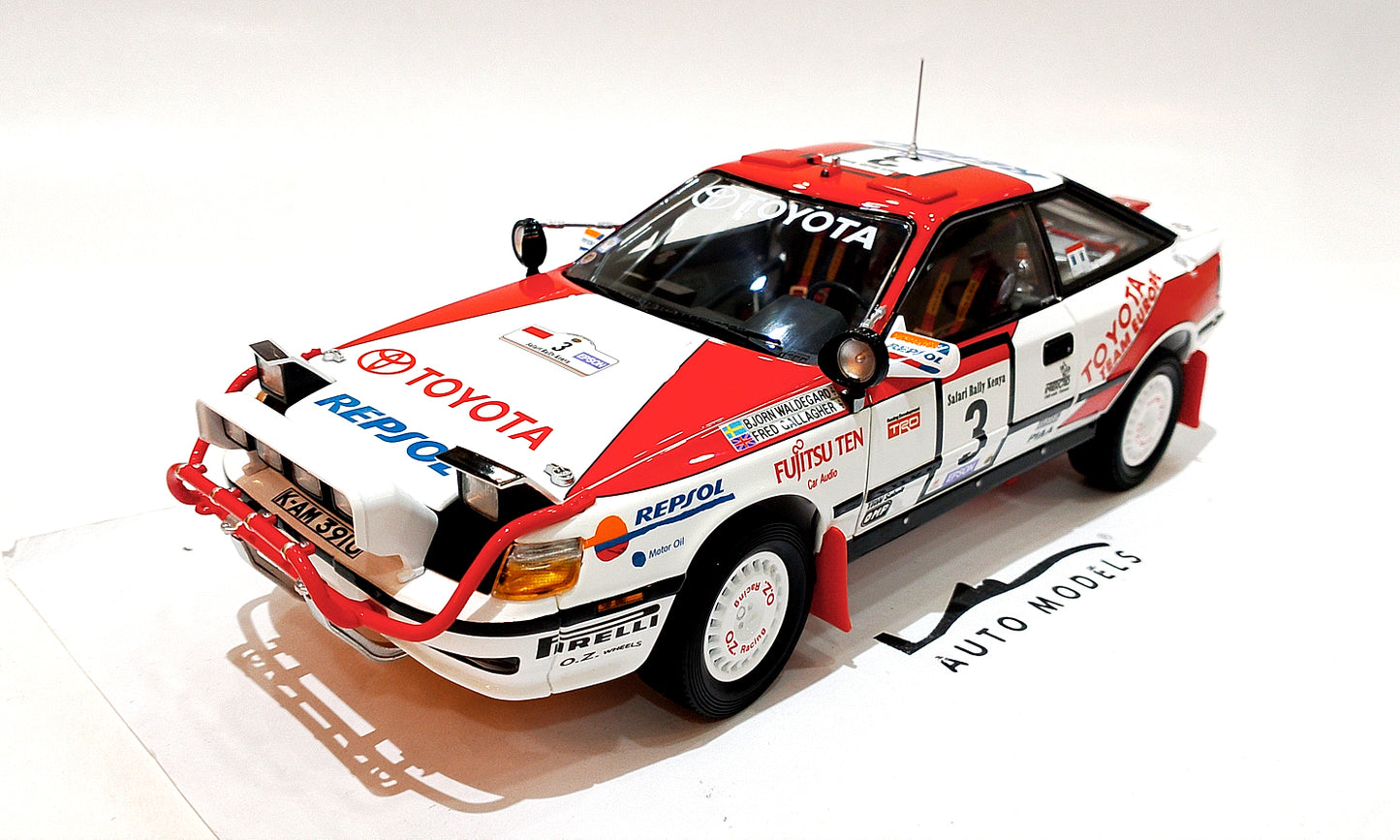 Kyosho Toyota Celica GT-Four 1990 SAFARI #3 White Red