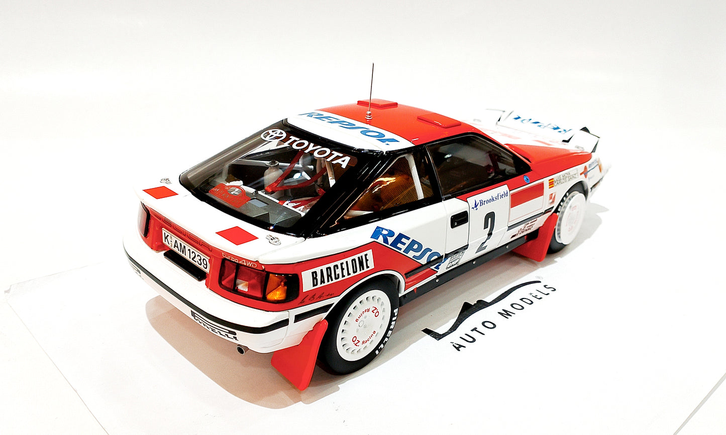 Kyosho Toyota Celica GT-Four 1991 Monte Carlo #2 White